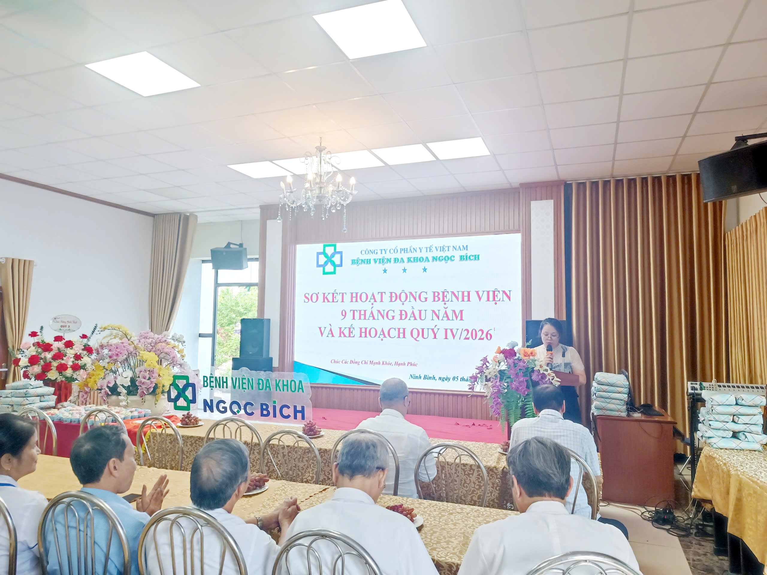 BỆNH VIỆN ĐA KHOA NGỌC BÍCH SƠ KẾT HOẠT ĐỘNG 9 THÁNG ĐẦU NĂM – TRIỂN KHAI PHƯƠNG HƯỚNG, NHIỆM VỤ QUÝ IV NĂM 2026