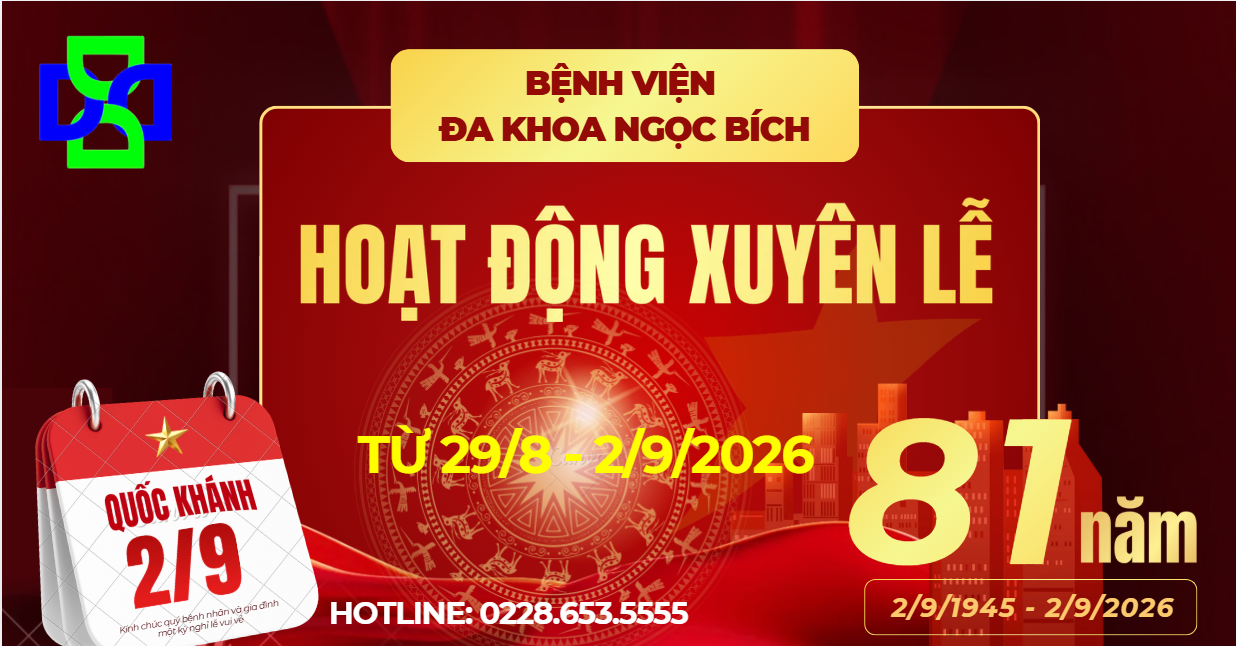 BỆNH VIỆN ĐA NGỌC BÍCH HOẠT ĐỘNG XUYÊN LỄ QUỐC KHÁNH 2/9