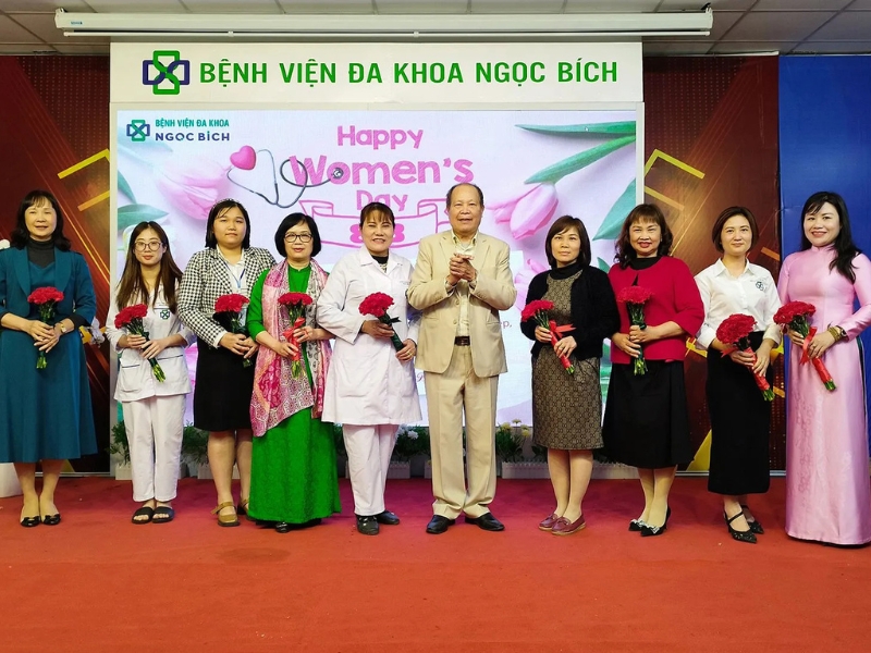 Bệnh viện đa khoa Ngọc Bích kỷ niệm ngày Quốc tế phụ nữ 08/03